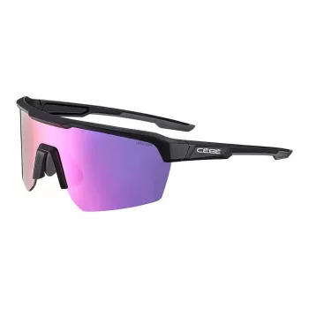 CEBE CS55301-S Dames sportzonnebril Mat Zwart / Zone Grey Blue