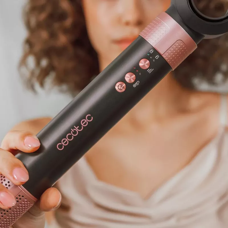 Cecotec Bamba CeramicCare 14-in-1 AirGlam hetelucht multi-styler zwart