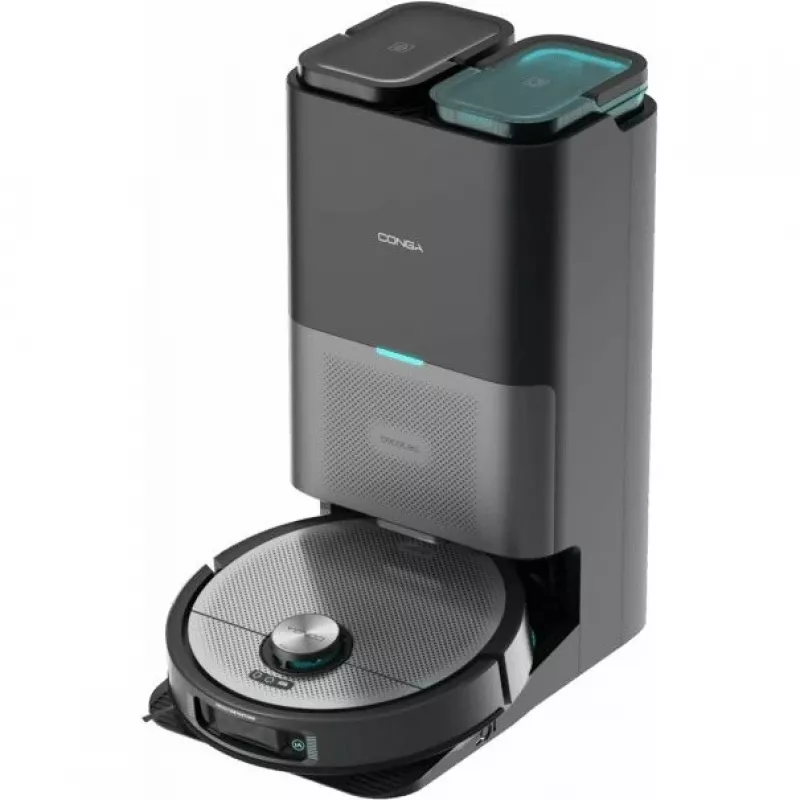 Cecotec Conga 20090 ProAI InfinitySoap Cut&Spa zuig- en dweilrobot met zelfledigingsstation