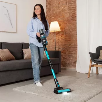 Cecotec Conga Rockstar 2500 Thunder Pet Flex snoerstofzuiger 400W 33,6V 65min zwart/blauw