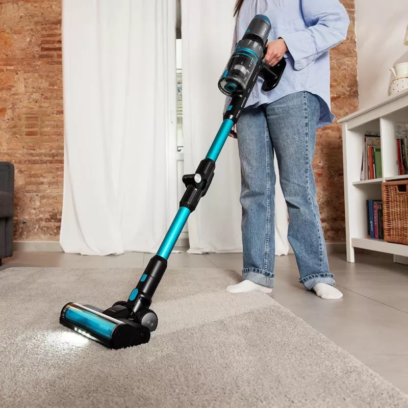 Cecotec Conga Rockstar 2500 Thunder Pet Flex snoerstofzuiger 400W 33,6V 65min zwart/blauw