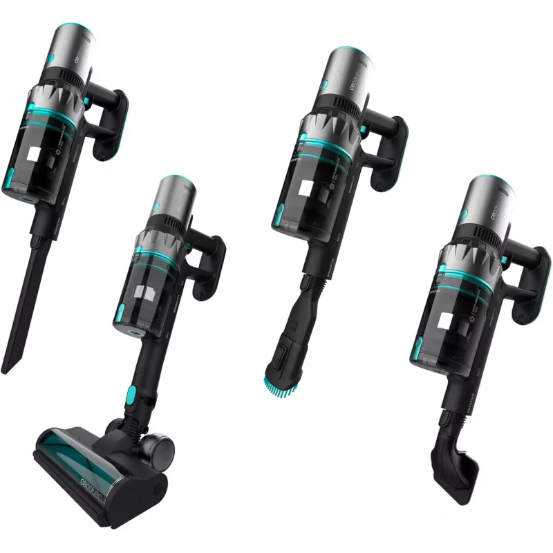 Cecotec Conga Rockstar 2500 Thunder Pet Flex snoerstofzuiger 400W 33,6V 65min zwart/blauw