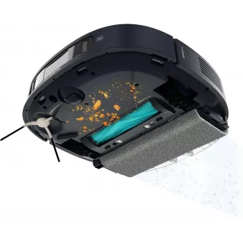 Cecotec Conga Z100 zuigrobot, nat en droog zuigen, 20000 Pa, 320 min looptijd, 5200 mAh, 3 L stofreservoir, zwart