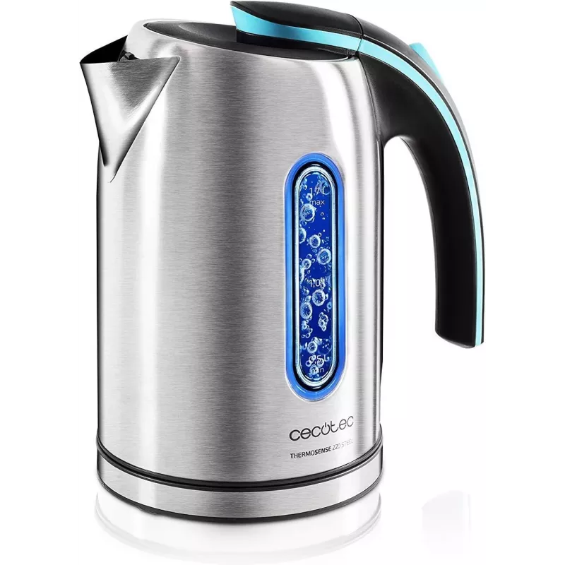 Cecotec Waterkoker ThermoSense 220 Steel Elektrisch 1630 W 1,2 L RVS 360° draaibare voet