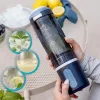 Cecotec Power Titanium Shake2Go draagbare blender, 180 W, BPA-vrije kan, 0,6 L, Lagoon
