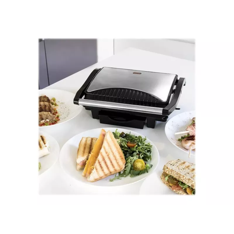 Cecotec Rock'nGrill 1000 elektrische grill 1000 W zwart/rvs