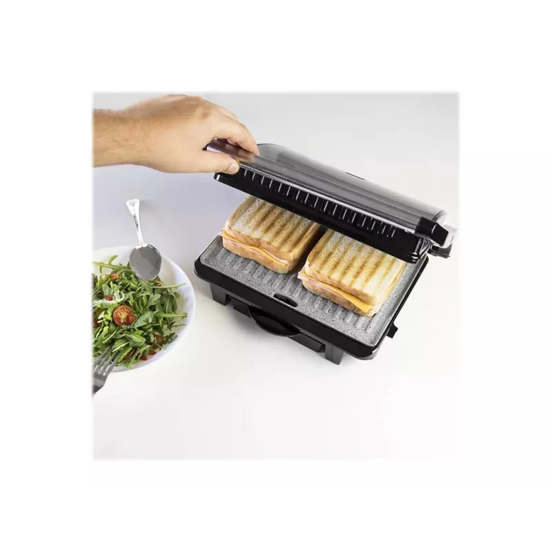 Cecotec Rock'nGrill 1000 elektrische grill 1000 W zwart/rvs