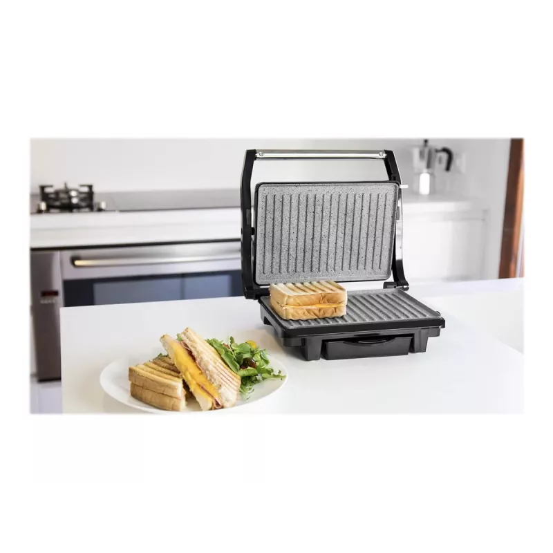 Cecotec Rock'nGrill 1000 elektrische grill 1000 W zwart/rvs