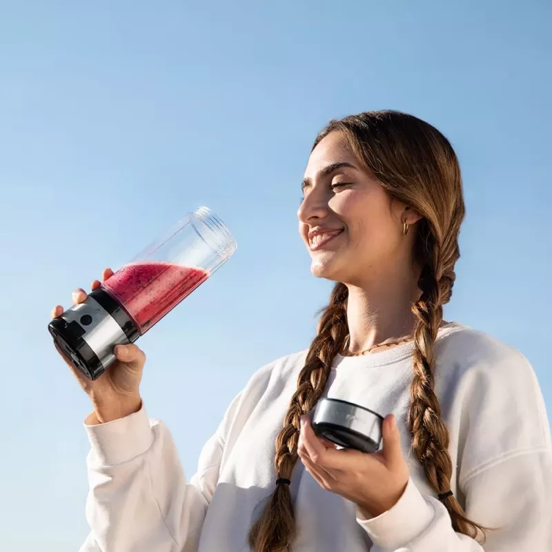 Cecotec Smoothieblender WanderlustMix USB draagbaar 126 W 0,4 L IJsvermaler Inox