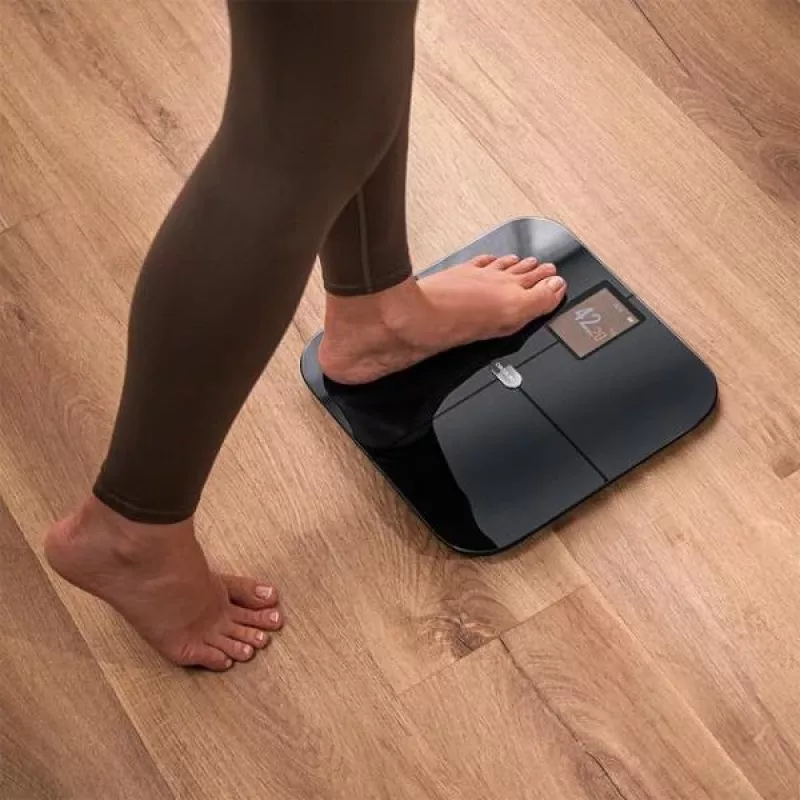 Cecotec Surface Precision HealthySmart personenweegschaal met BMI- en lichaamsanalyse, 180 kg capaciteit, Bluetooth, zwart