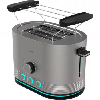 CECOTEC Toaster Shine&Toast Double (RVS, 850 W, 2 sneetjes)