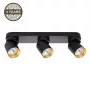 Plafondlamp Tunis 3xGU10 ML9937 zwart/goud