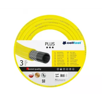 Cellfast PLUS tuinslang 3/4 inch 25 m - flexibel PVC, versterkt, UV- en algbestendig