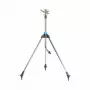 CELLFAST impulsregner op statief met verstelbare sproeisektor 20°-360°, bereik tot 450 m², hoogte 55-90 cm, 3/4 inch-aansluiting, messing sproeier