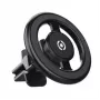 CELLY GHOSTMAGPRO MagSafe telefoonhouder – magnetische ventilatiehouder, 360° rotatie, zwart (GHOSTMAGPROBK)