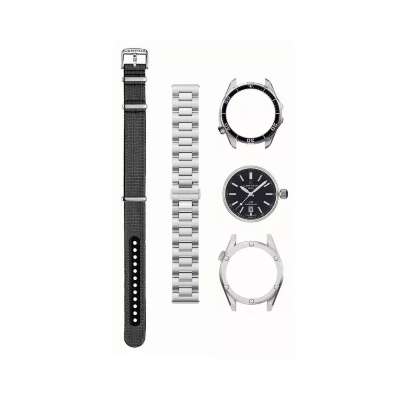 CERTINA DS Action Diver Automatic 43mm zwarte wijzerplaat NATO-band C041407190510