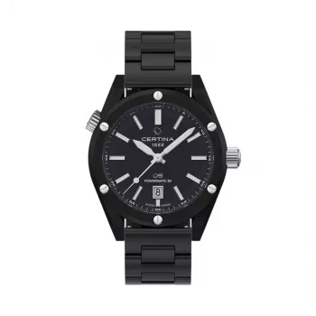 CERTINA DS Action Diver Automatic 43mm zwarte wijzerplaat NATO-band herenhorloge C041407390510