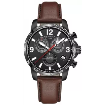 CERTINA DS Action Diver automatisch herenhorloge 42mm roségold PVD bruin lederen band C034654360570