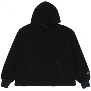 Champion Legacy Hooded Dames Sweatshirt Zwart Maat M