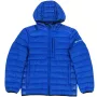 Champion heren Powerblend Fleece full-zip hoodie jas blauw 220340 BS008 M