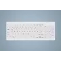 CHERRY Contour Active Key QuickClean AK-C7012 bedraad toetsenbord, zwart, QWERTY, USB, CHERRY SX Scissor Technology, 105 toetsen, slim design, desinfecteerbaar oppervlak
