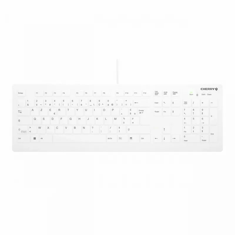 Cherry Contour Active Key QuickClean AK-C8112 medisch USB-toetsenbord - wit
