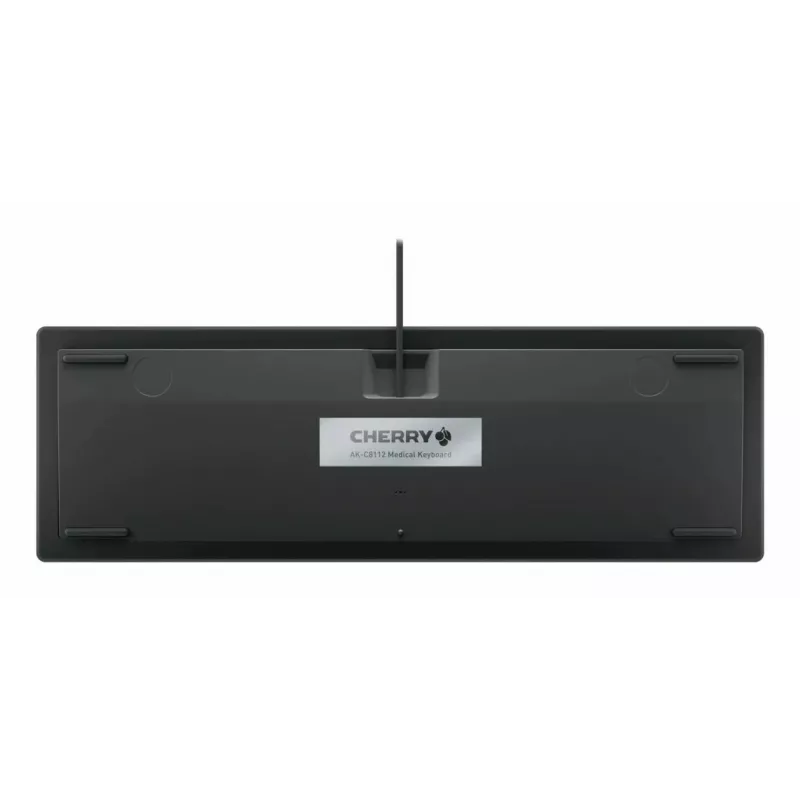 CHERRY Contour Design Active Key AK-C8112 full-size bedraad USB-toetsenbord, scissor switch, QWERTZ-layout, zwart
