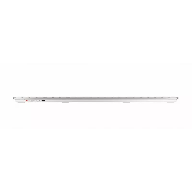 CHERRY DW 9100 SLIM draadloze toetsenbord- en muisset, QWERTZ, zilver/wit
