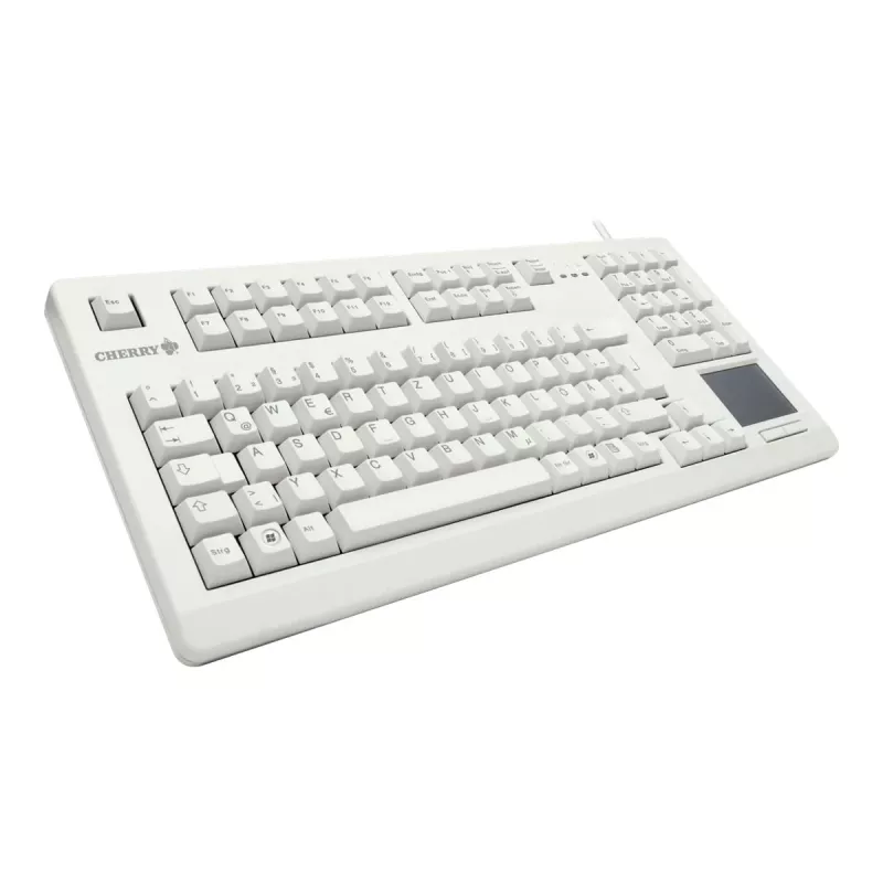 CHERRY G80-11900LUMES-0 TouchBoard Compacte toetsenbord met geïntegreerde touchpad, USB, Zwart