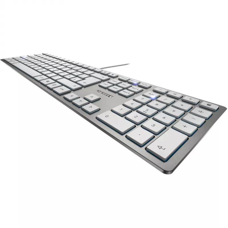 CHERRY KC 6000 SLIM SILVER bedrade toetsenbord USB FRENCH