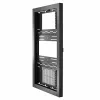 Chief LW Series Impact On-Wall Kiosk - portret - behuizing - voor LCD-display - afsluitbaar - zwart - schermdiagonaal: 55 inch (139,7 cm)