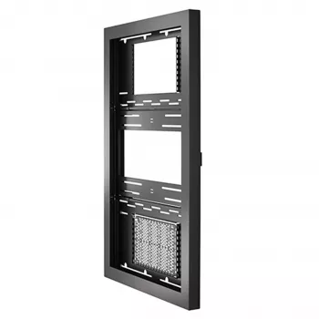 Chief LW Series Impact On-Wall Kiosk - portret - behuizing - voor LCD-display - afsluitbaar - zwart - schermdiagonaal: 55 inch (139,7 cm)