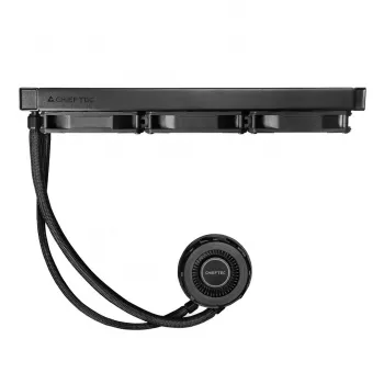 Chieftec Iceberg PRO 360 DARK ARGB AIO vloeistof-CPU-koeler met VRM-ventilator, 360mm radiator, zwart