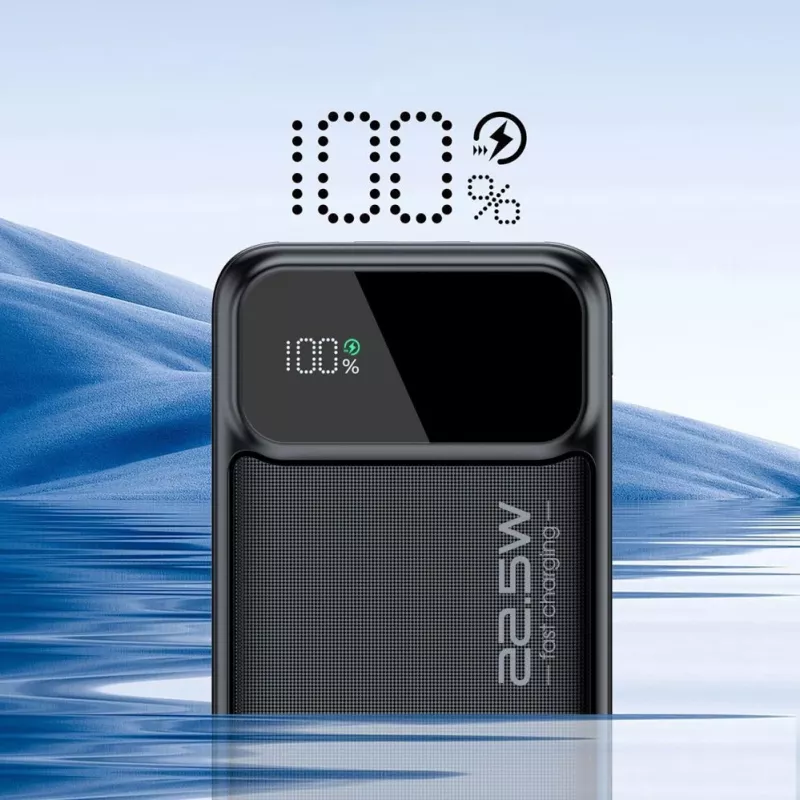 CHOETECH B732 Powerbank 50000 mAh 22.5W PD & QC - Zwart