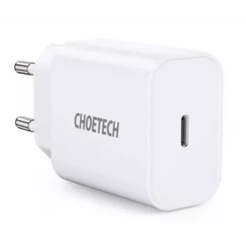 CHOETECH USB-oplader Type-C PD 20W wit