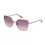 Chopard dames cat-eye zonnebril SCHF76V59A39V goudkleurig metalen montuur bruine verloopglazen 59mm
