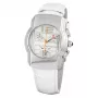 CHRONOTECH CT7280M-06 heren quartz analoog horloge 38mm RVS zwarte wijzerplaat leren band