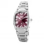 CHRONOTECH dames quartz analoog horloge CT7988LS-64M 31 mm zilver RVS