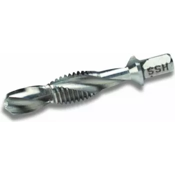 Cimco 207374 spiraalboor met zeskantschacht, 5 mm, voor non-ferrometalen