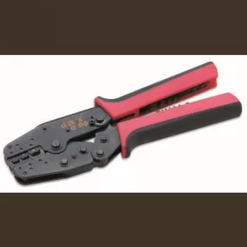 Cimco 5-delige krimptangset met verwisselbare inzetstukken voor geïsoleerde en niet-geïsoleerde verbinders, 0,5-6 mm², Click 'n' Crimp 106002
