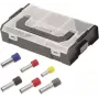 Cimco L-Boxx Mini adereindhulzen-sortiment geïsoleerd 438010, 475 stuks, 0,75-10 mm², DIN 46228-4