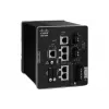 Cisco ISA 3000 Industrial Security Appliance met 2 koper- en 2 glasvezelpoorten, 1 Gbps firewall-doorvoer, DIN-rail montage