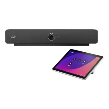 Cisco Webex Room Bar videoconferentiebar met wandgemonteerde Room Navigator, antraciet