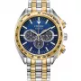 CITIZEN Eco-Drive Chronograaf Herenhorloge CA4544-53L 43mm blauwe wijzerplaat RVS