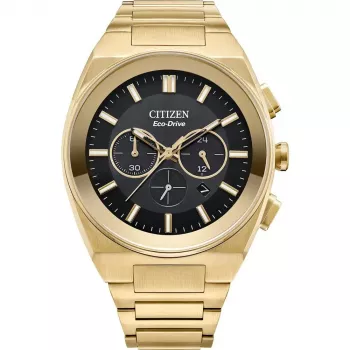 CITIZEN Eco-Drive chronograaf herenhorloge CA4582-54E 43mm edelstaal