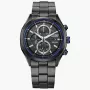 CITIZEN Eco-Drive chronograaf RVS horloge CA0438-52E 41mm