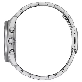 CITIZEN Eco-Drive chronograaf horloge CA0770-72X 43mm edelstaal groene wijzerplaat heren