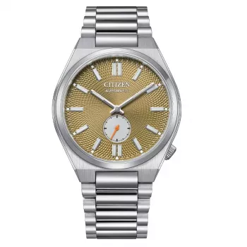 CITIZEN heren automatisch horloge NK5010-51X 40mm groene wijzerplaat edelstaal