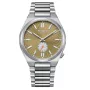 CITIZEN heren automatisch horloge NK5010-51X 40mm groene wijzerplaat edelstaal