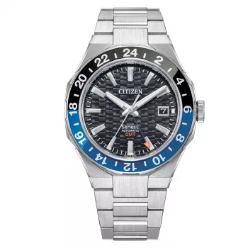 CITIZEN NB6031-56E automatisch duikhorloge 41mm Super Titanium zwarte wijzerplaat